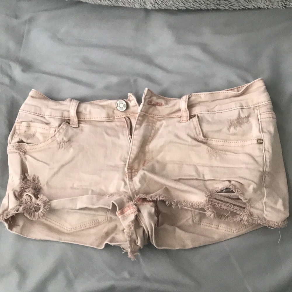 RSQ light pink shorts